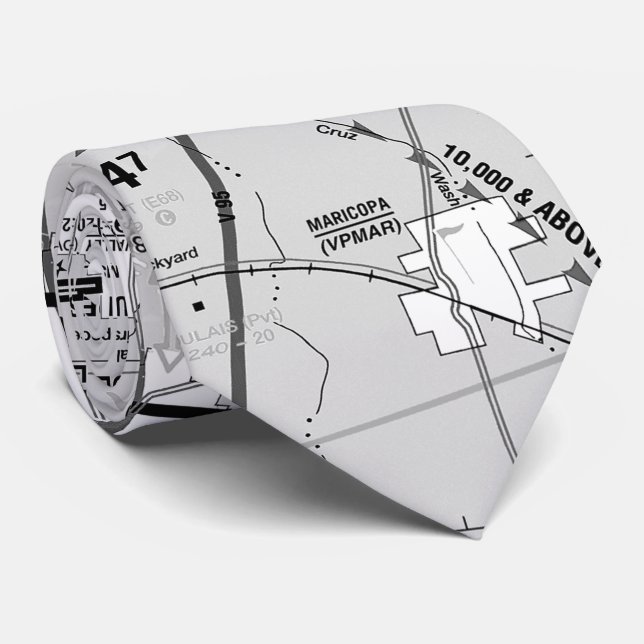 TAC-Diagramm für den Flughafen Phoenix Krawatte (Gerollt)
