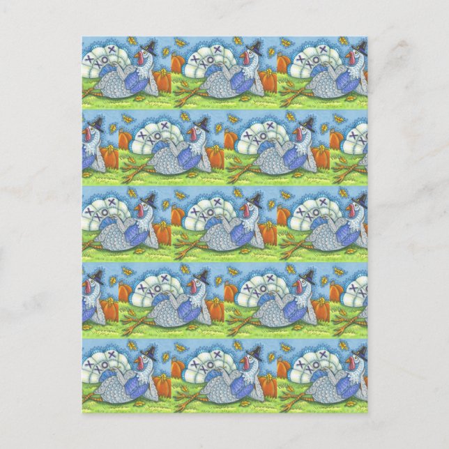 TAC FÜR DIE TÜRKEI, VOGELSPIELE FÜR DEN ERNTEDANK POSTKARTE (Vorderseite)