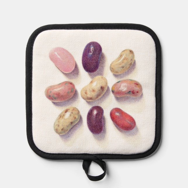 TAC FÜR JELLY BEANS Pot Holder Topflappen (Vorderseite)