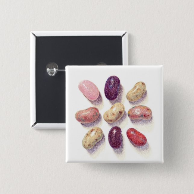 TAC FÜR JELLY BEANS Square Button (Vorne & Hinten)