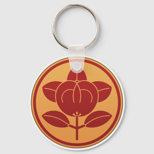 Tachibana Clan Kamon Schlüsselanhänger (Vorderseite)