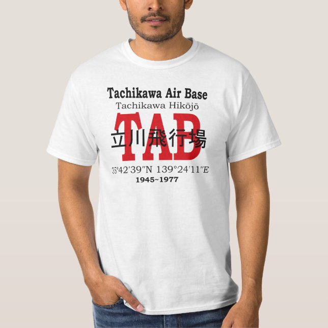 Tachikawa-Flughafen Japan T-Shirt (Vorderseite)