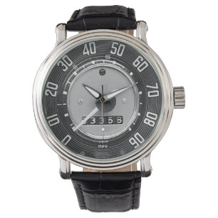 Tachometer eines deutschen Klassikers aus den 1960 Armbanduhr
