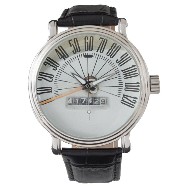 Tachometer eines klassischen Autos von 1964 Armbanduhr (Vorderseite)