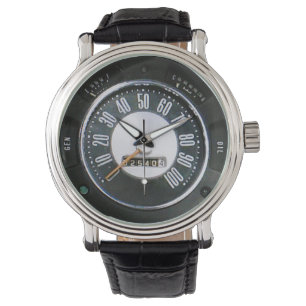 Tachometer mit Messgeräten eines klassischen Picku Armbanduhr