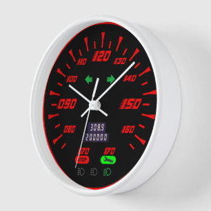 Tachometeraussehen Uhr