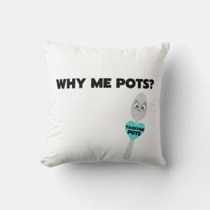 Tachy Me Spoon Bold Print Throw Kissen