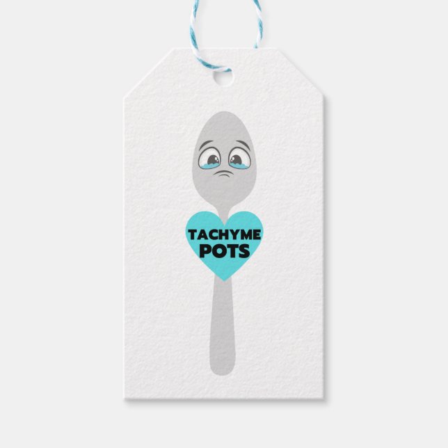 Tachy Me Spoon-Geschenk-Tag Geschenkanhänger (Vorderseite)