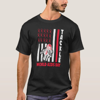 Tacker Awareness Shirt Red Ribbon Hiv Aids Awarene