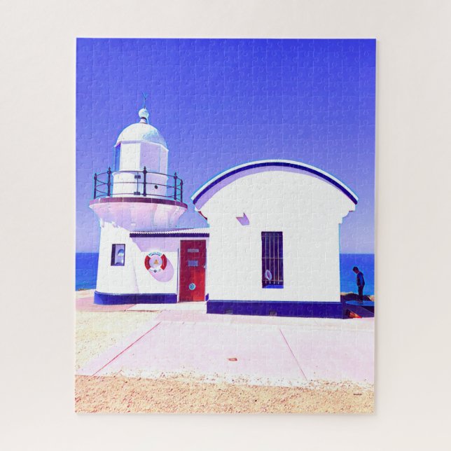 Tacking Point Leuchtturm Port Macquarie Australien Puzzle (Vertikal)