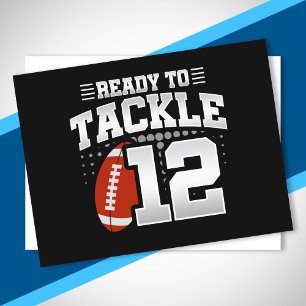 Tackle 12. Geburtstag 12 Jahre Paare Jahrestag Postkarte