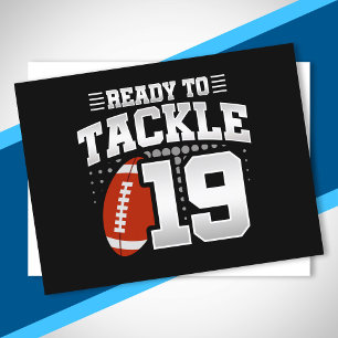 Tackle 19. Geburtstag 19 Jahre Paare Jahrestag Postkarte
