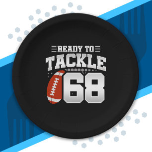 Tackle 68. Geburtstag 68 Jahre Paare Jahrestag Pappteller