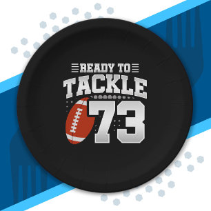 Tackle 73. Geburtstag 73 Jahre Paare Jahrestag Pappteller