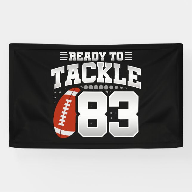 Tackle 83. Geburtstag 83 Jahre Paare Jahrestag Banner (Horizontal)