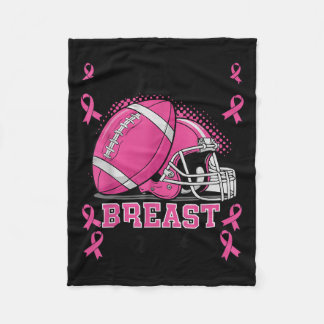Tackle Breast Cancer Awareness Nk Ribbon Football  Fleecedecke