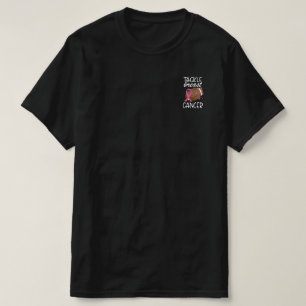 Tackle Cancer Brustkrebs-Bewusstseins-Schleife T-Shirt