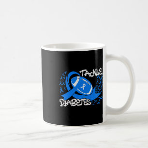 Tackle Diabetes Bewusstseinsbildung Fußball Kaffeetasse