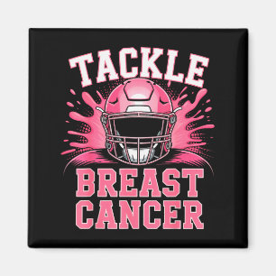 Tackle Football Brustkrebs-Bewusstsein Nk-Schleife Magnet