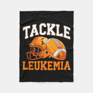 Tackle Leukämie-Bewusstseinsmonat Leukämie-Krieger Fleecedecke