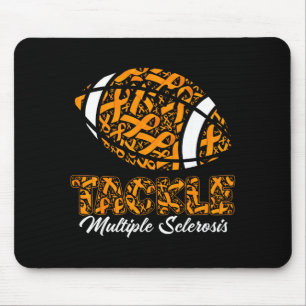 Tackle Multiple Sklerose Bewusstsein Orange Band Mousepad