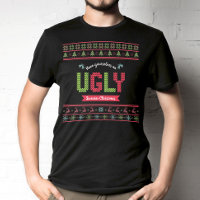 Tacky Christmas Nordic Strick Pattern Green Ugly