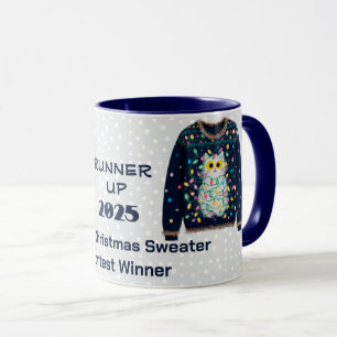 Tacky-Christmas-Pullover-Teilnehmer-zweiter-Preis- Tasse