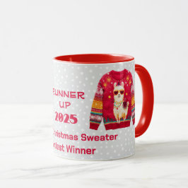 Tacky Christmas Sweater RUNNER UP Contest Winner Tasse