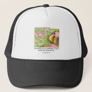 Tacky Pink Flamingos Truckers Cap Truckerkappe