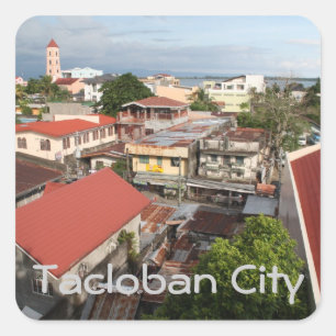 Tacloban Stadt Quadratischer Aufkleber