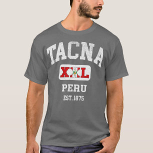 Tacna Peru XXL Leichtathletik-Design 1 T-Shirt