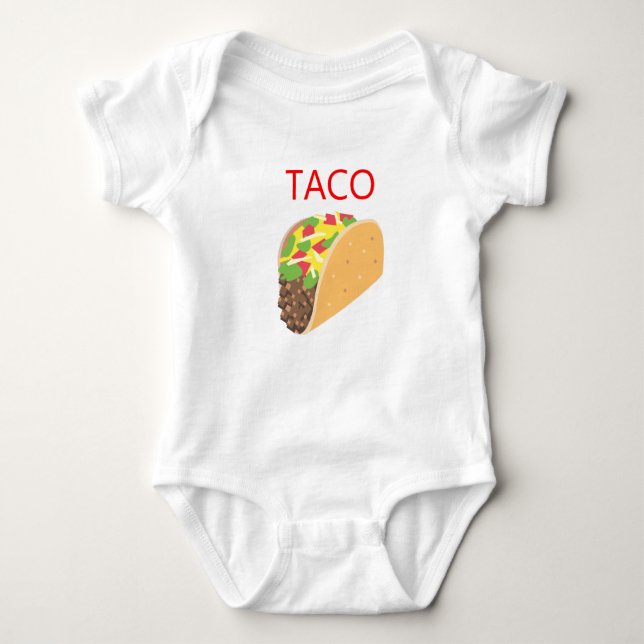 Taco Baby Strampler (Vorderseite)