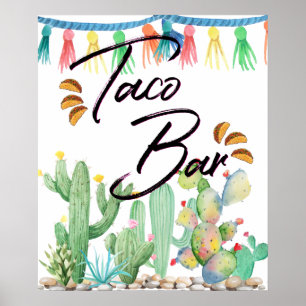 Taco Bar Poster Taco-Party