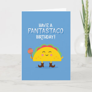 Taco Birthday Card Karte