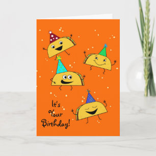 Taco Birthday Card Karte