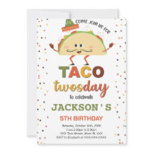 Taco Birthday Einladung