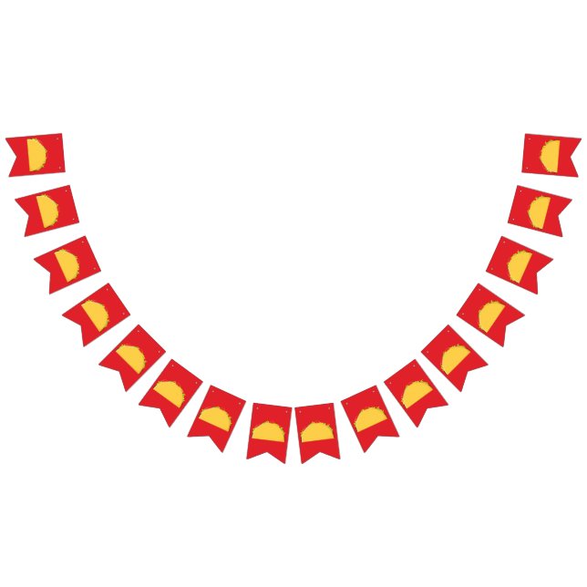 Taco Birthday Party Mexikanisches Essen Wimpelkette (Alle)