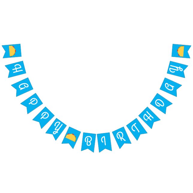 Taco Birthday Party Mexikanisches Essen Wimpelkette (Alle)