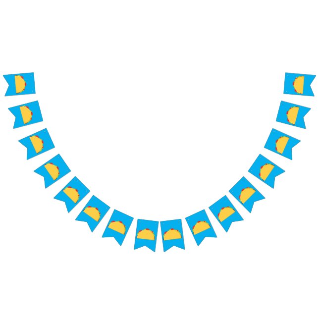 Taco Birthday Party Mexikanisches Essen Wimpelkette (Alle)