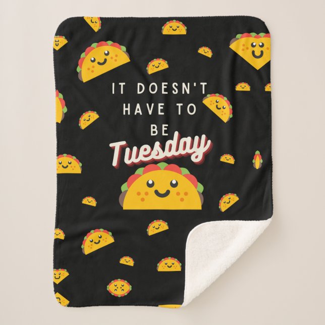 Taco Blanket Sherpadecke (Vorderseite)