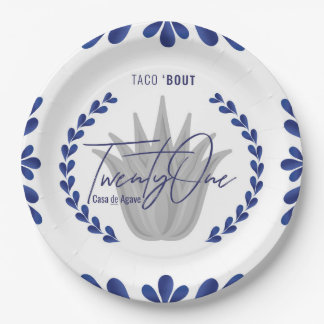 Taco' Bout 21 | Teller von blauem Tequila-Papier