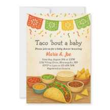 Taco Bout A Baby Fiesta Baby Shower Einladung