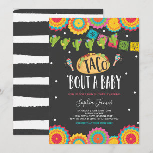 Taco 'Bout A Baby Fiesta Baby Shower Einladung
