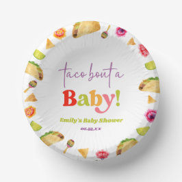 Taco Bout A Baby! Fiesta Baby Shower Pappteller