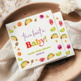 Taco Bout A Baby! Fiesta Baby Shower Serviette