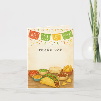 Taco Bout A Baby Fiesta Baby Showroom Danke Karte