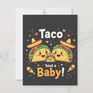 Taco Bout a Baby Pregnancy Ankündigung