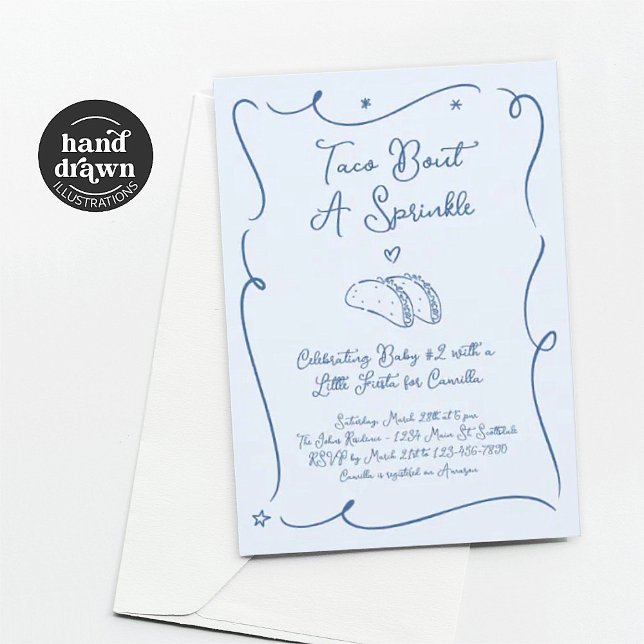 Taco Bout a Baby Sprinkle Einladung (Von Creator hochgeladen)