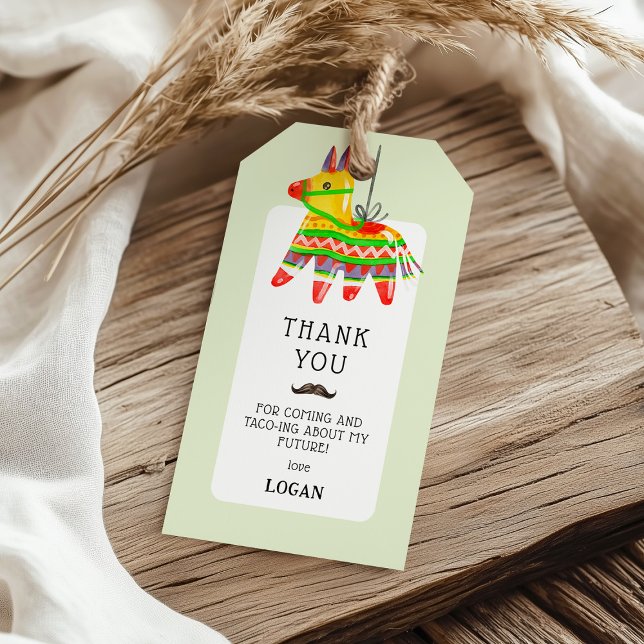 Taco bout a Future' Mexican Graduation Party Geschenkanhänger (Von Creator hochgeladen)