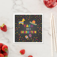 Taco Bout a Graduation Napkin